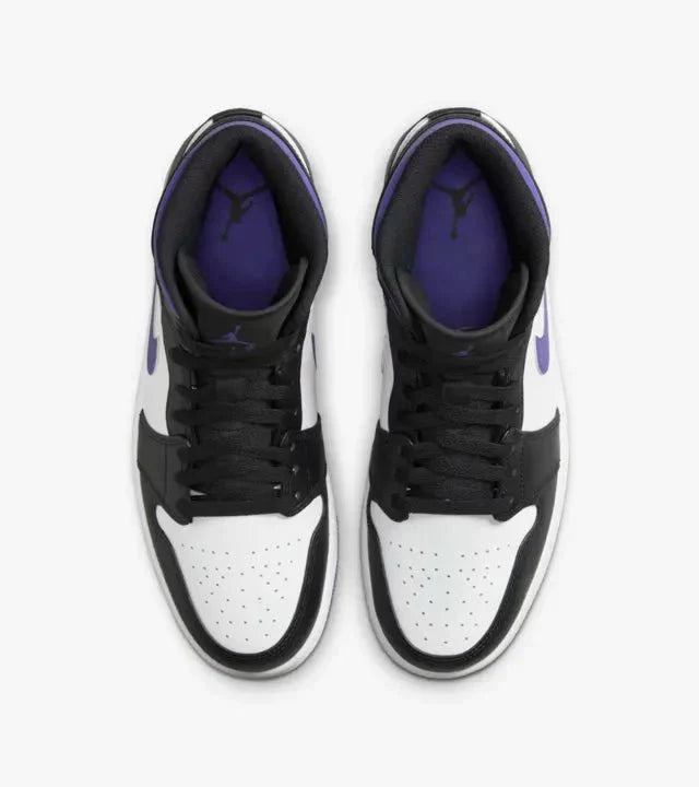 Kicks Machine Air Jordan 1 Mid Metallic Court Purple Sale - view 4