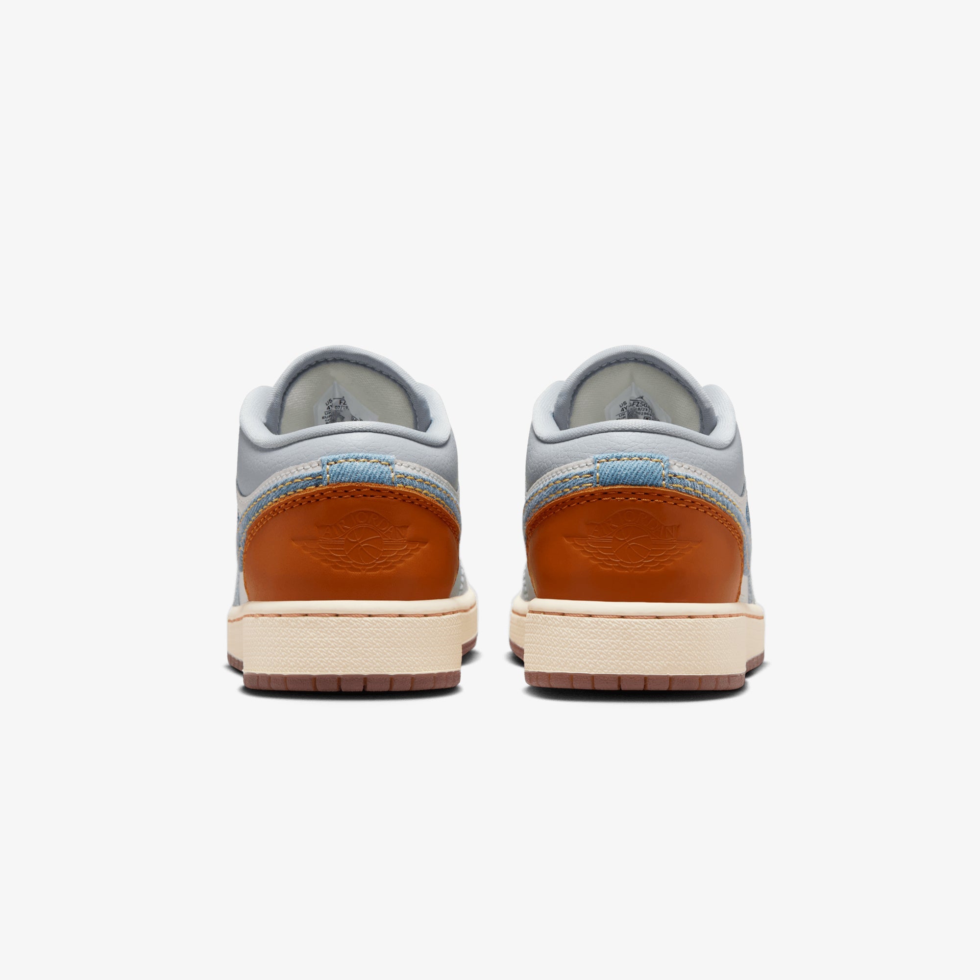 Jordan | AIR JORDAN 1 LOW SE (GS) { PHANTOM/LT ARMORY BLUE-COCONUT MILK - view 2