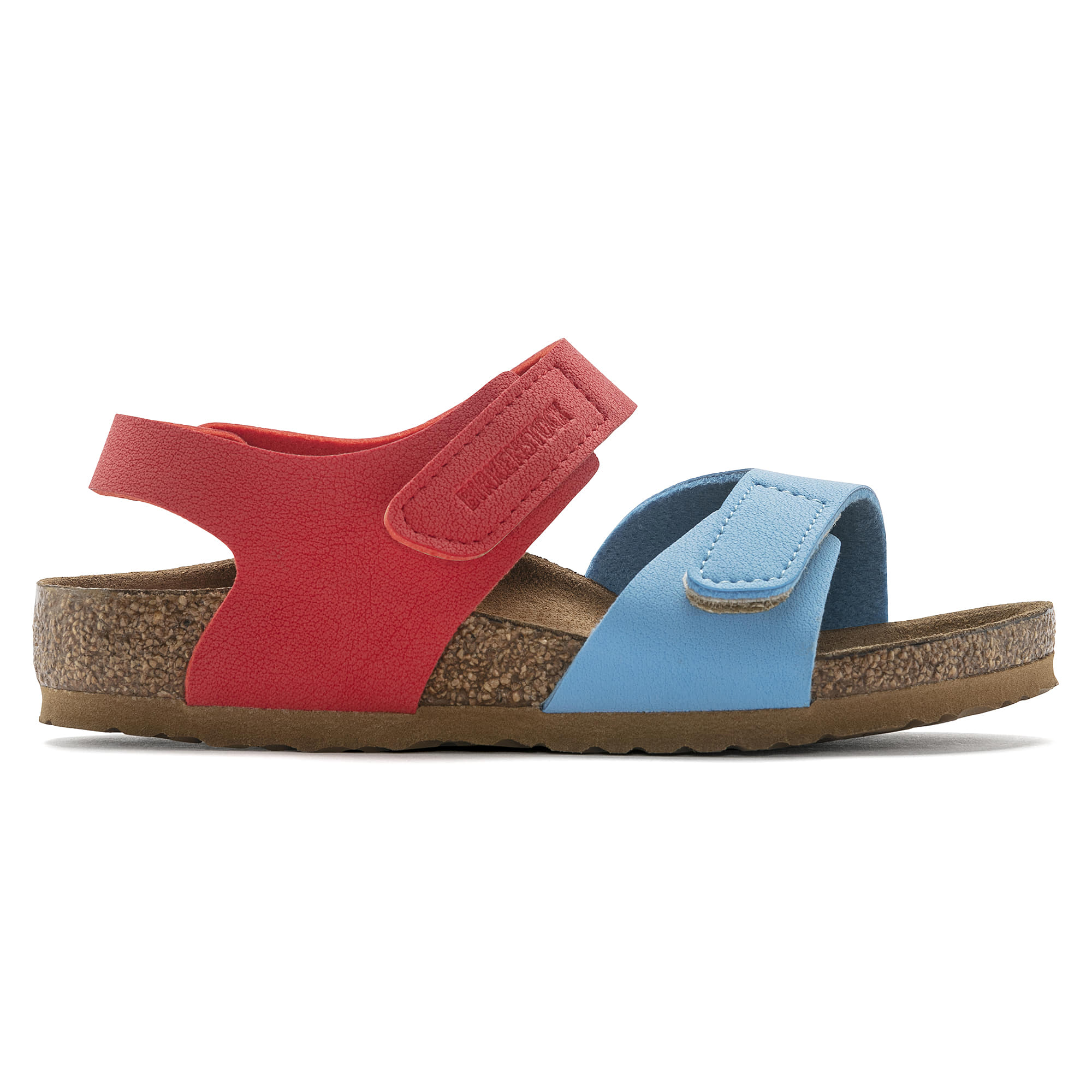 Birkenstock Palu Kids Birko-Flor Nubuck – Multi Multi/Sky Blue/Active Red - view 4