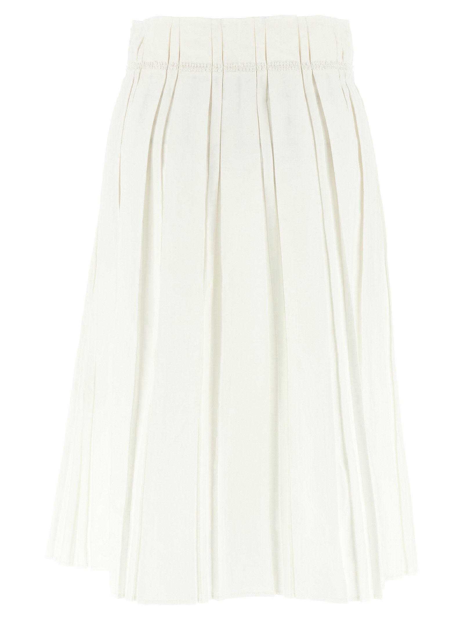 Jil Sander Midi Skirt – 100% linen - view 2