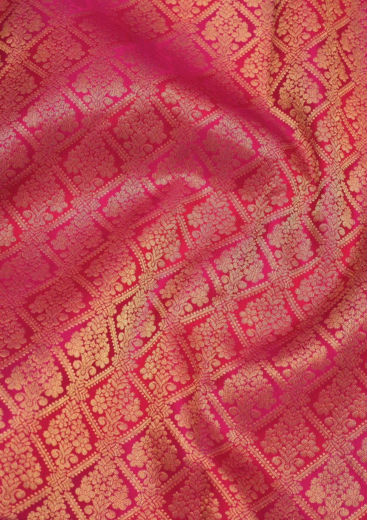 Koskii Rani Pink Zariwork Pure Silk Saree – Women's - view 2