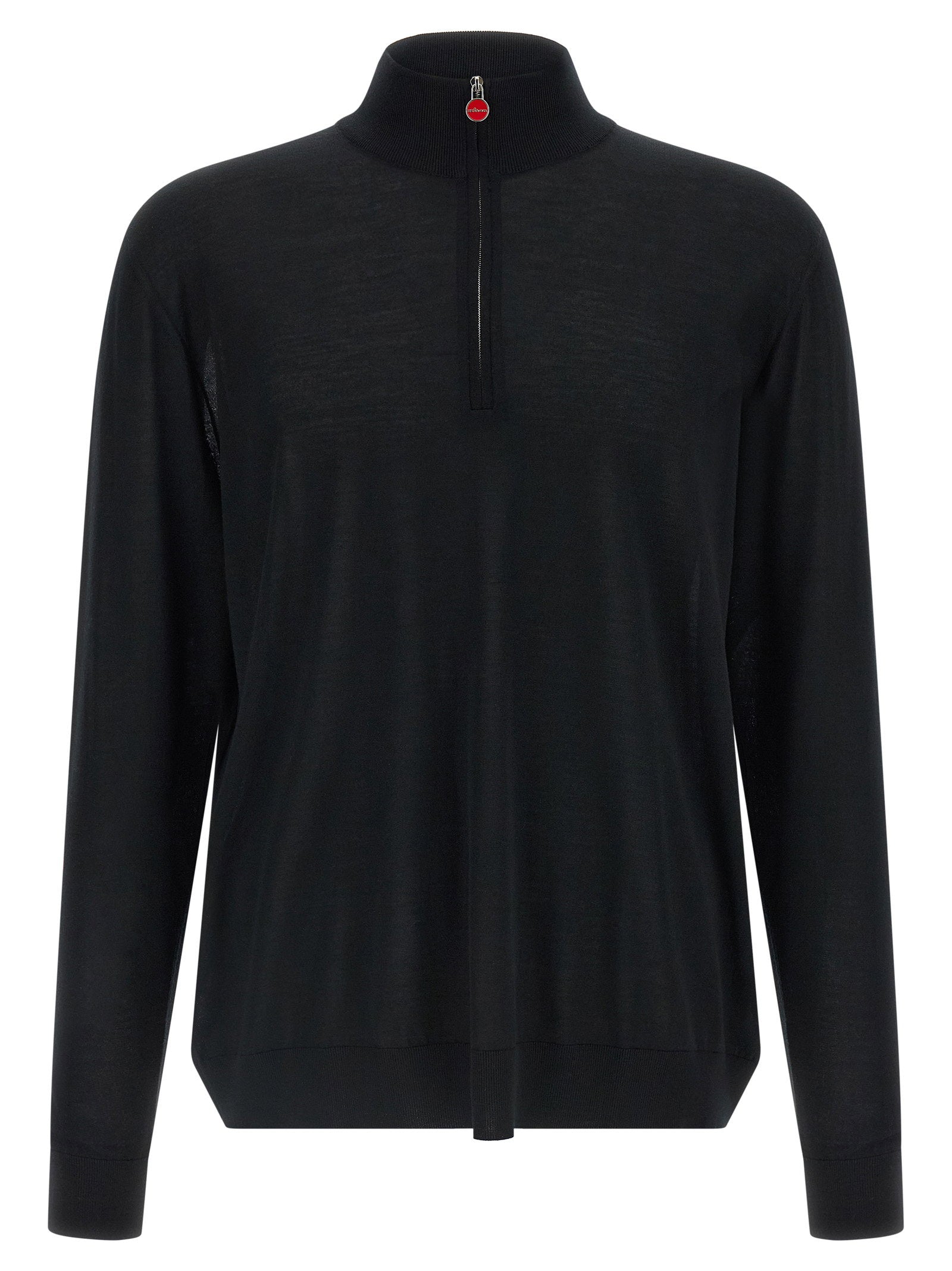 Kiton Half-zip Sweater – 100% wool