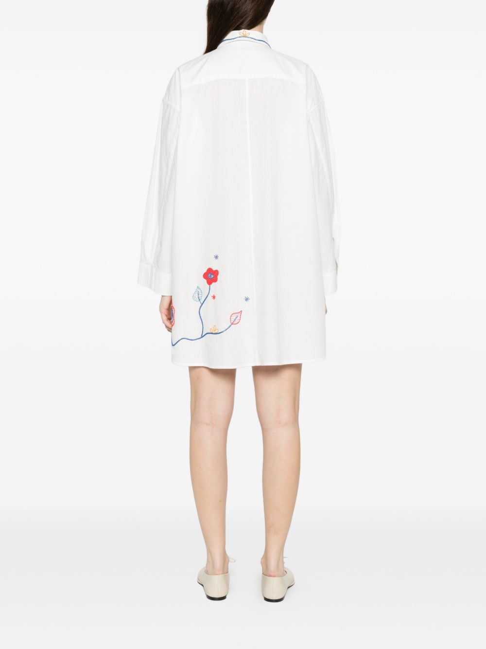 Forte Forte Embroidered cotton shirt – 100% Cotton - view 5