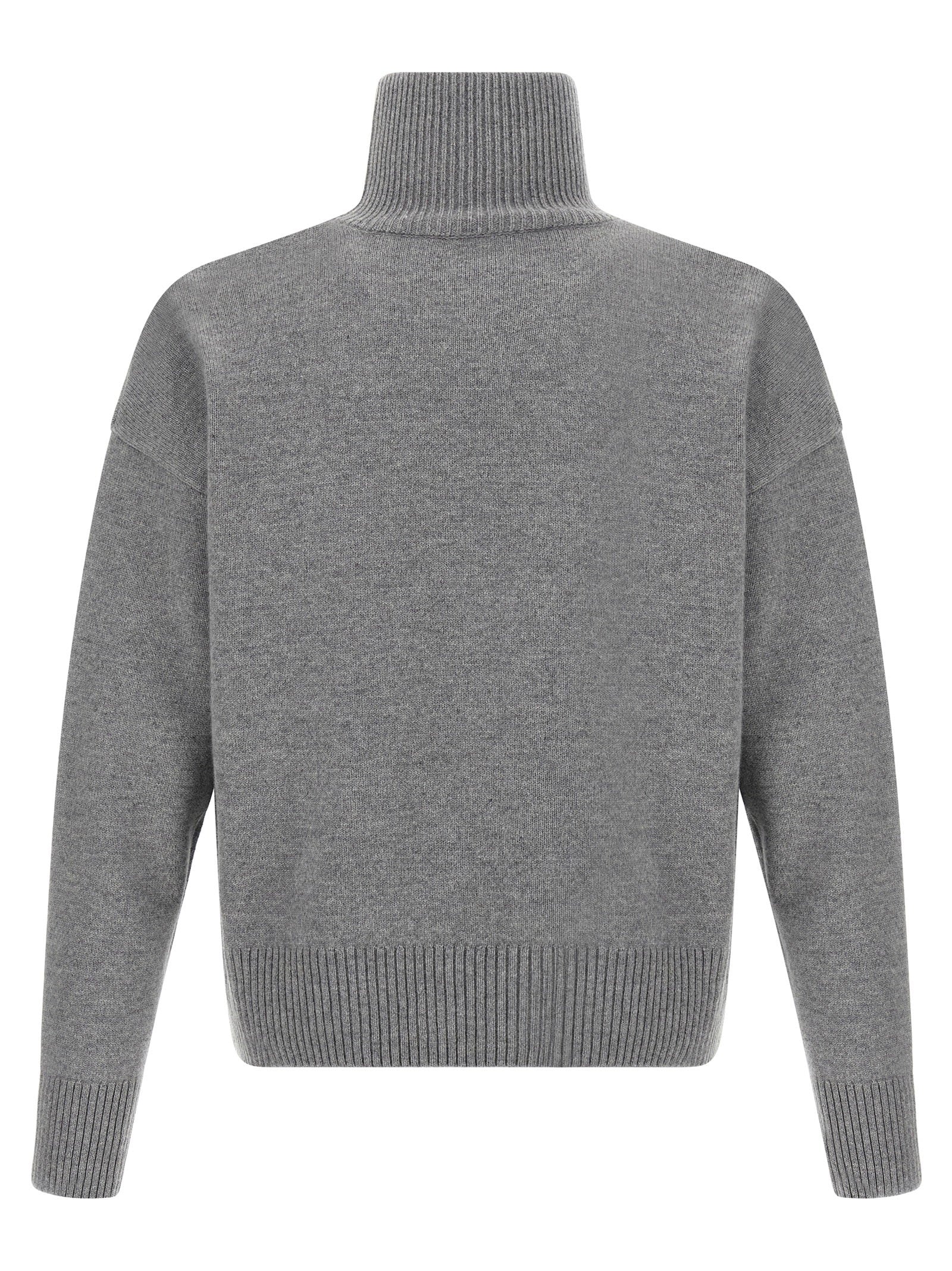 Ami Paris Puff Logo Sweater – 90% wool, 10% cashmere - view 2