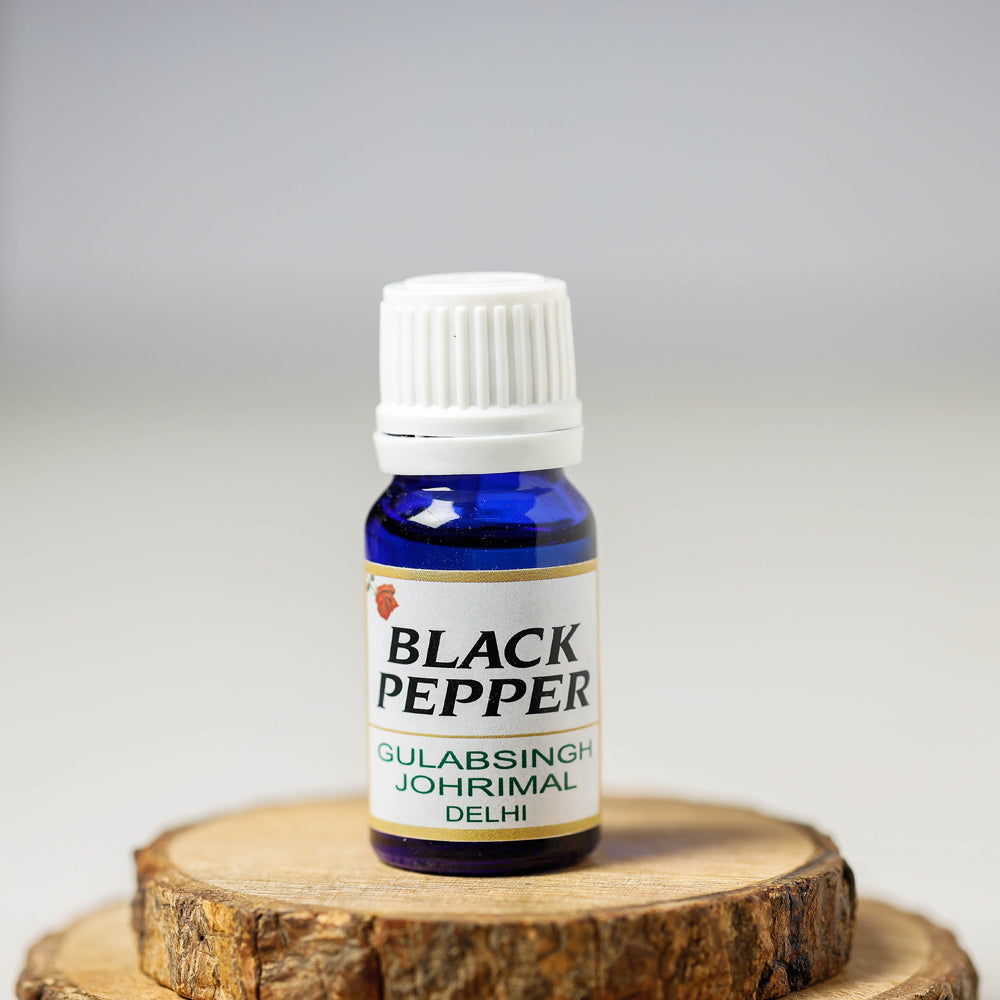 GULAB SINGH JOHRIMAL - ESTD. 1816 Black Pepper - Natural Essential Unisex Perfume Oil 10ml