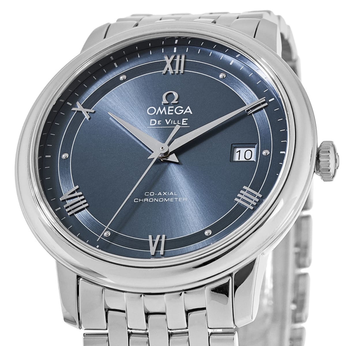 Omega De Ville Prestige Co‑Axial Chronometer Blue Dial Men 39.5MM - view 2