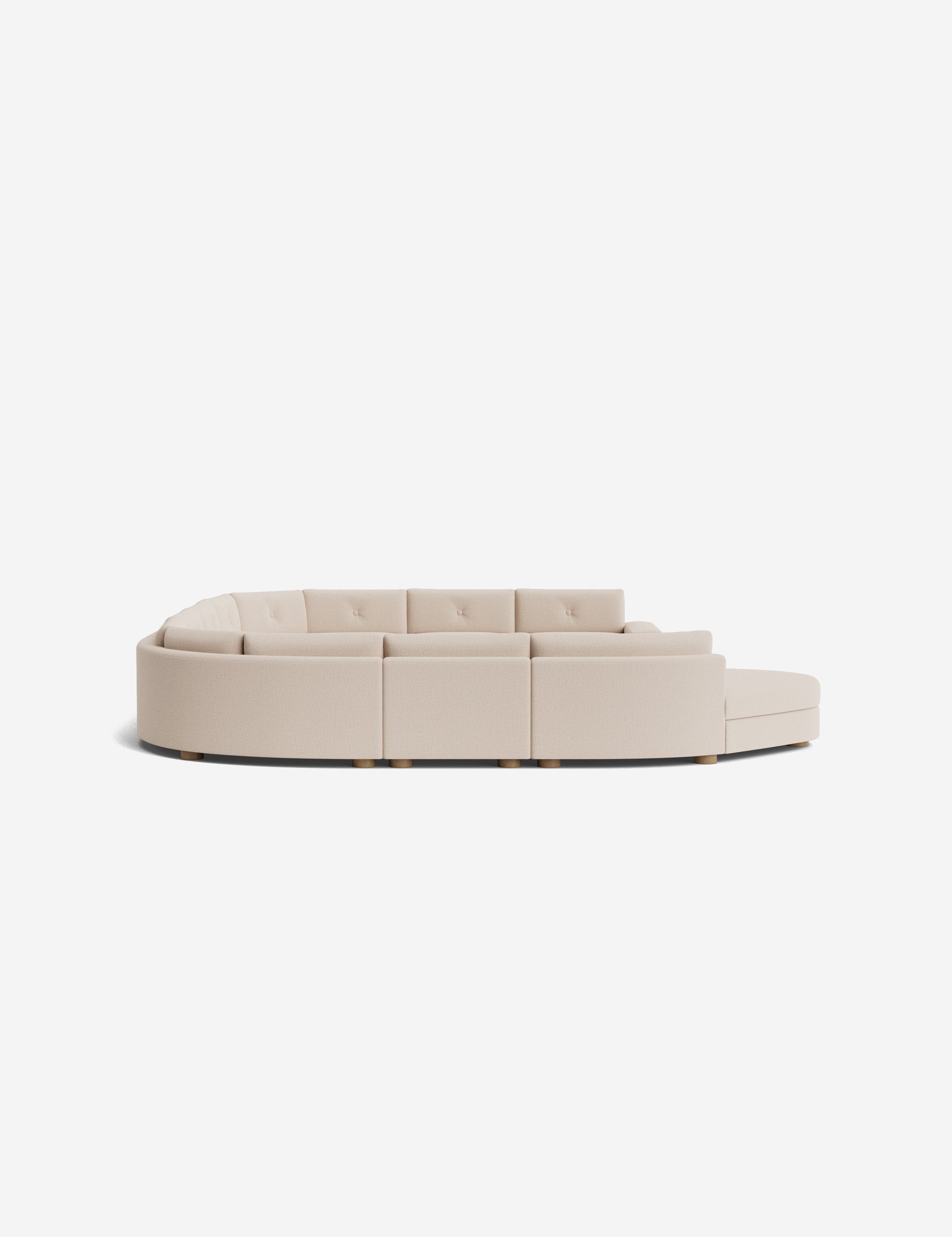 Lulu and Georgia Hill Modular U-Shaped Sectional Sofa - view 54