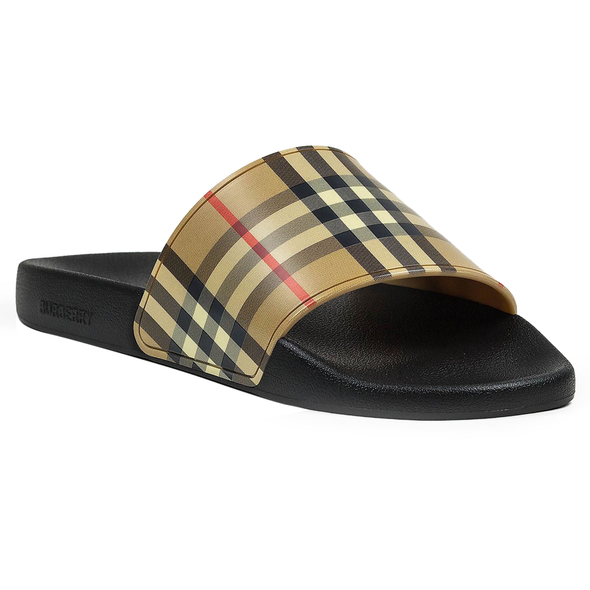 Burberry Furley Beige Slides - view 2