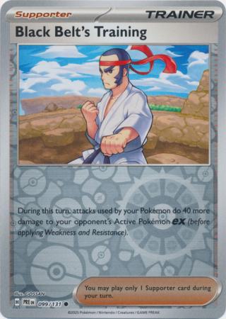 Common sv085-099 reverse – Pokémon Black Belt's Training - 099/131 - Common [sv085-099] [Reverse Holo]