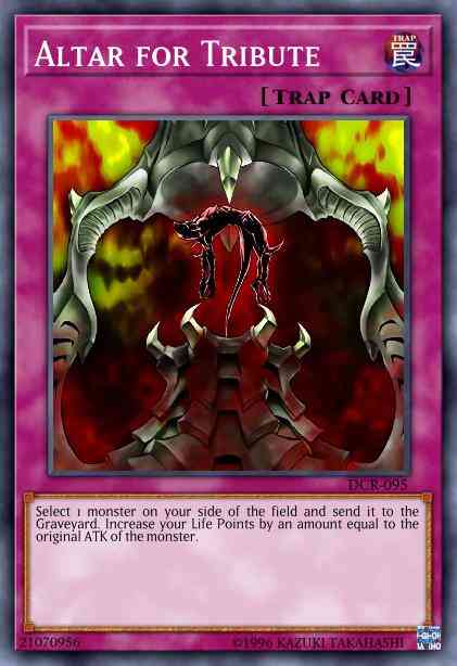 Yu-Gi-Oh! Altar for Tribute - DR1-EN257 - Common - Unlimited