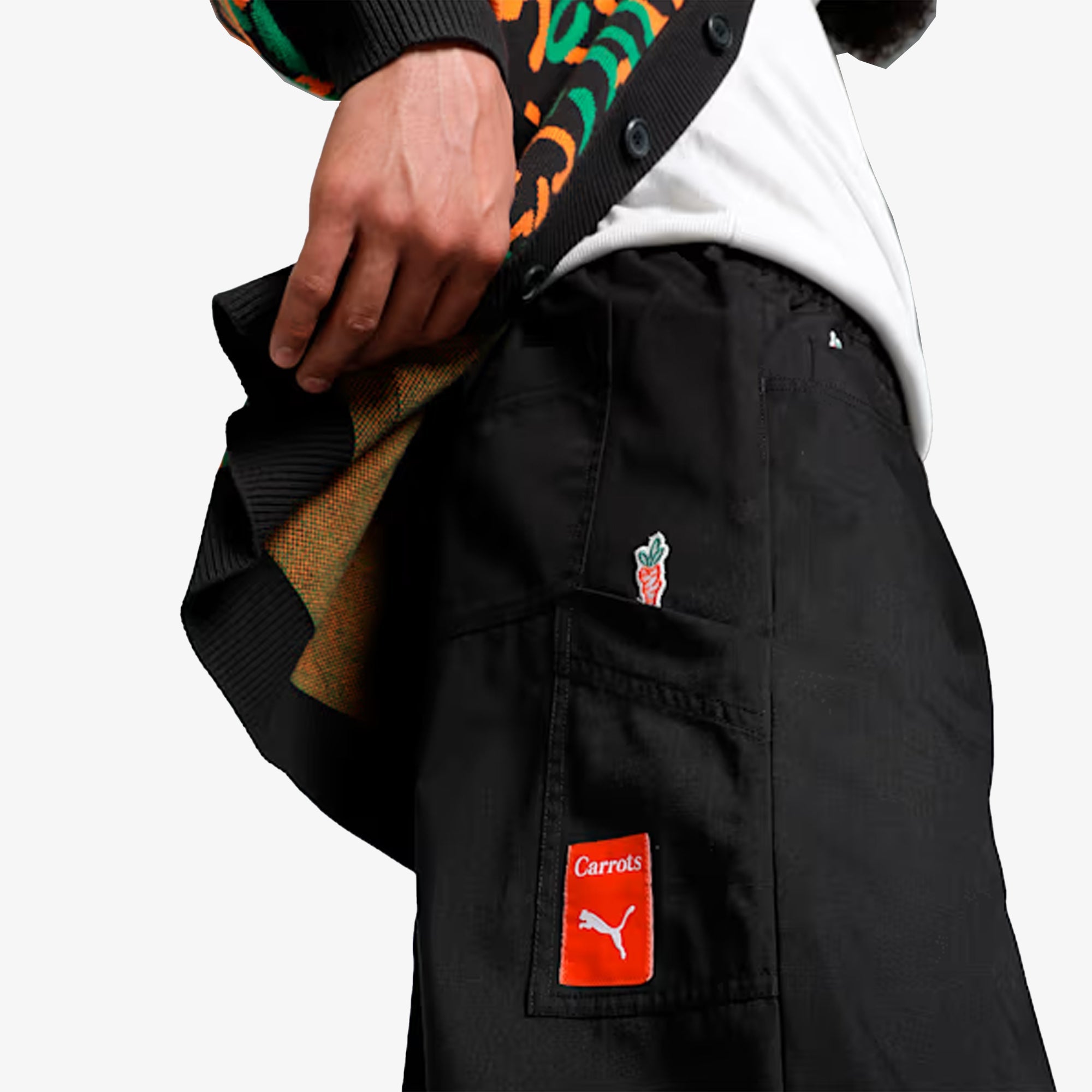 PUMA | x CARROTS RELAXED FIT CARGO PANTS { BLACK - view 8