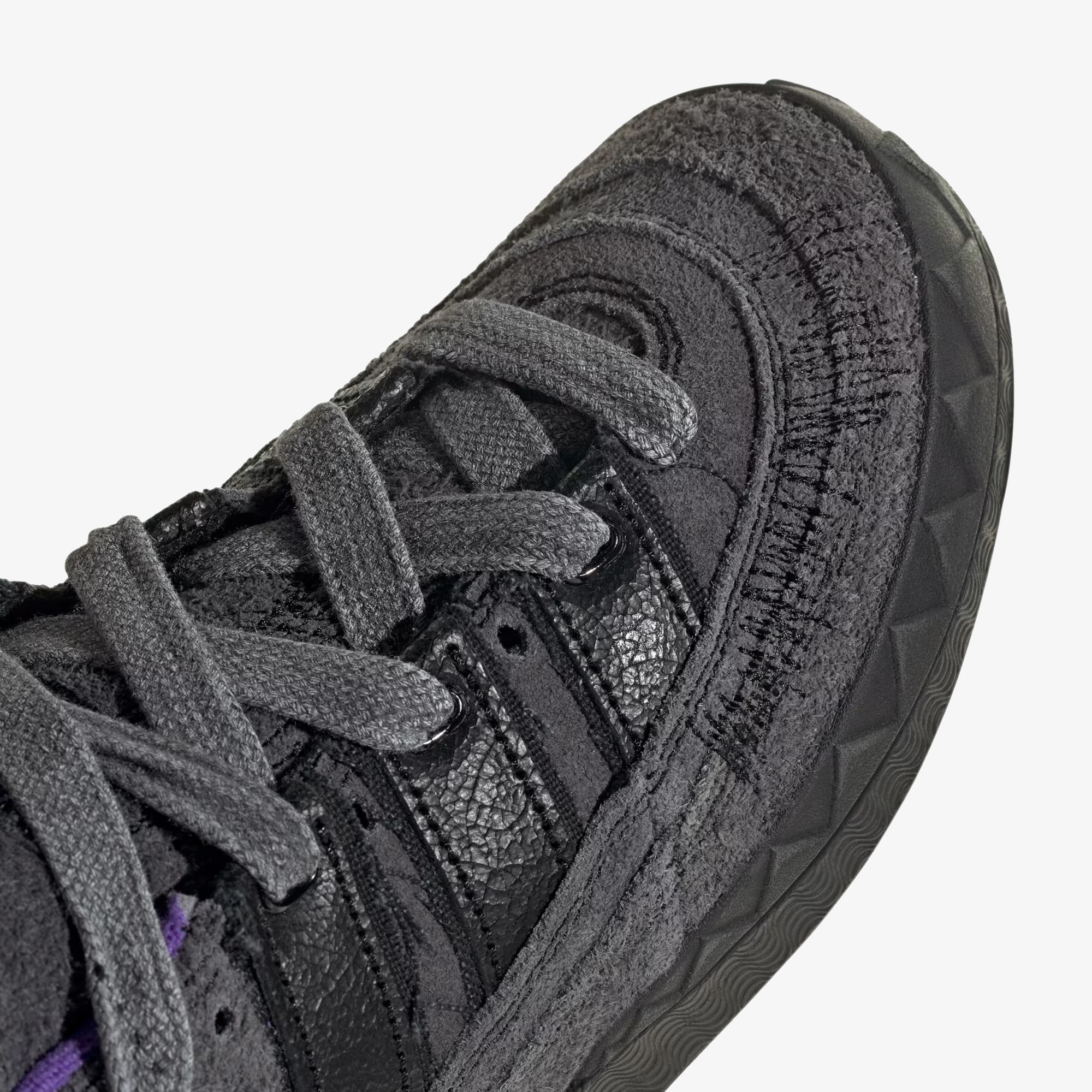 Adidas Originals | ADIMATIC MID YOUTH OF PARIS { UTILITY BLACK/CORE BLACK/PANTONE - view 3