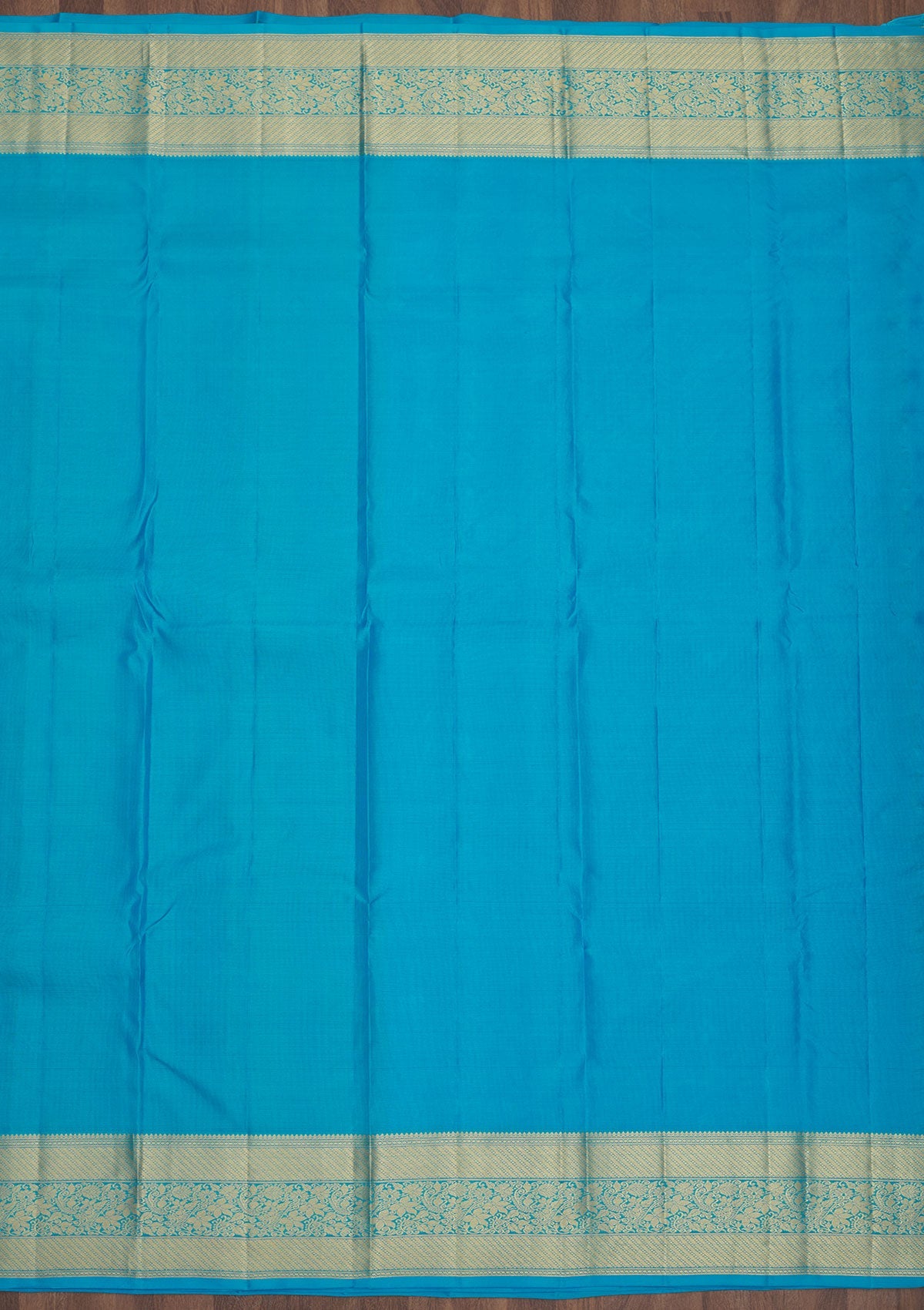 Koskii Blue Zariwork Pure Silk Saree – Women's - view 7