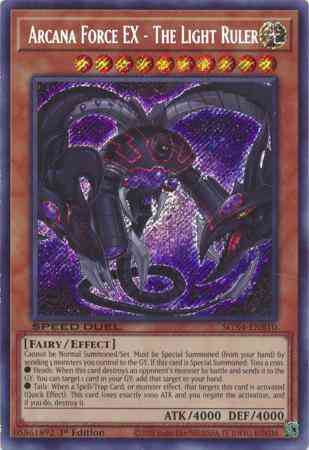 Yu-Gi-Oh! Arcana Force EX - The Light Ruler - SGX4-ENB10 - Secret Rare - 1st Edition