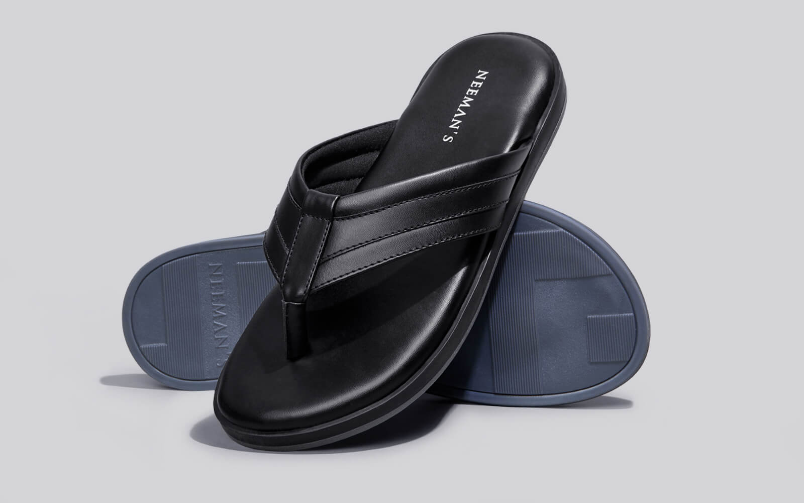 Neeman's Indo-Western Flips : Black - view 6