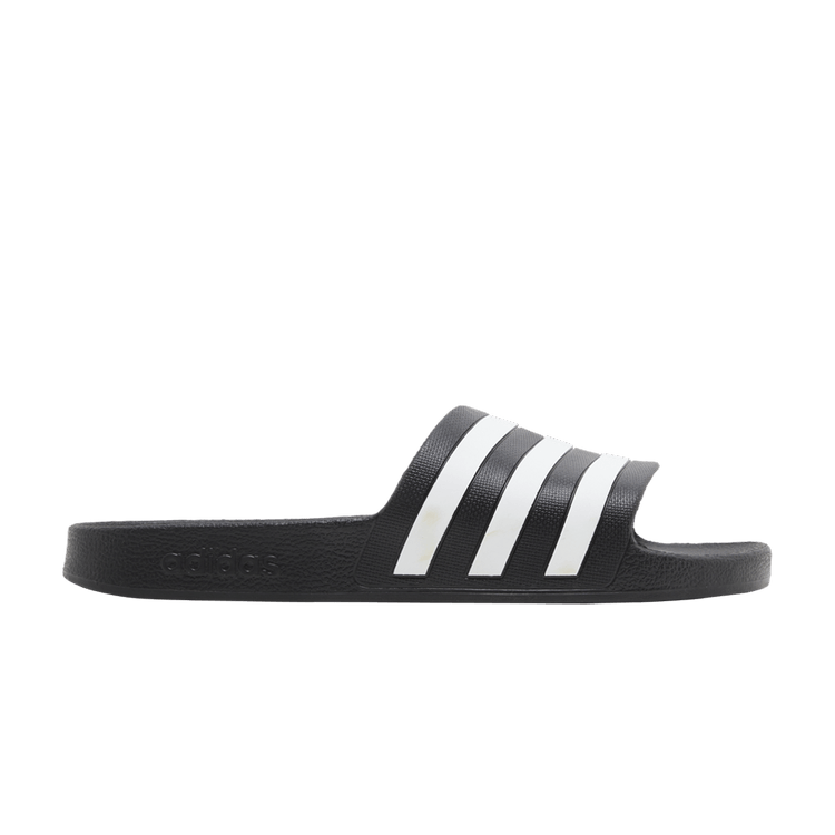 Yeezy adidas Adilette Aqua Slides Core Black Cloud White