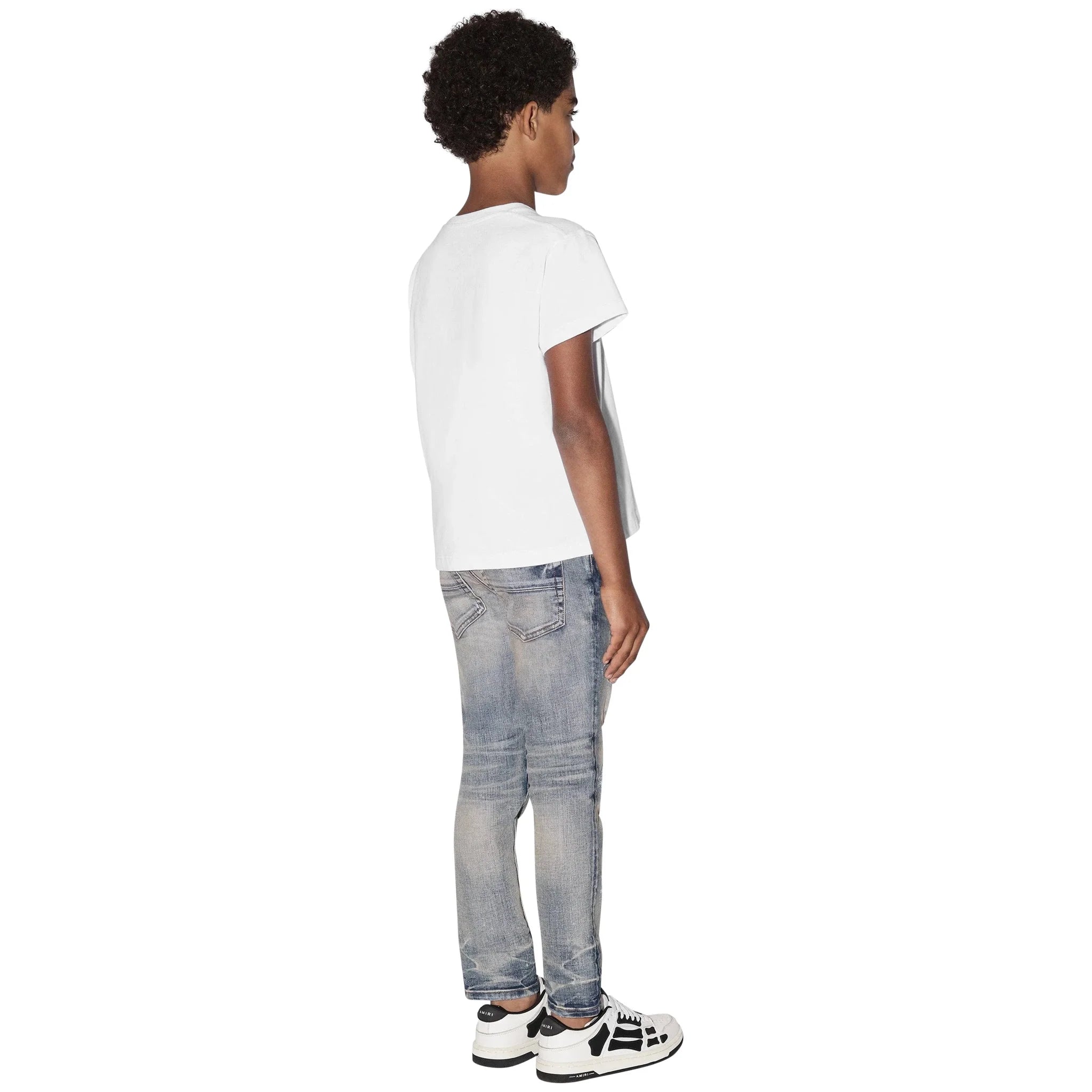 Amiri Kids 'Amiri' White T Shirt - view 2