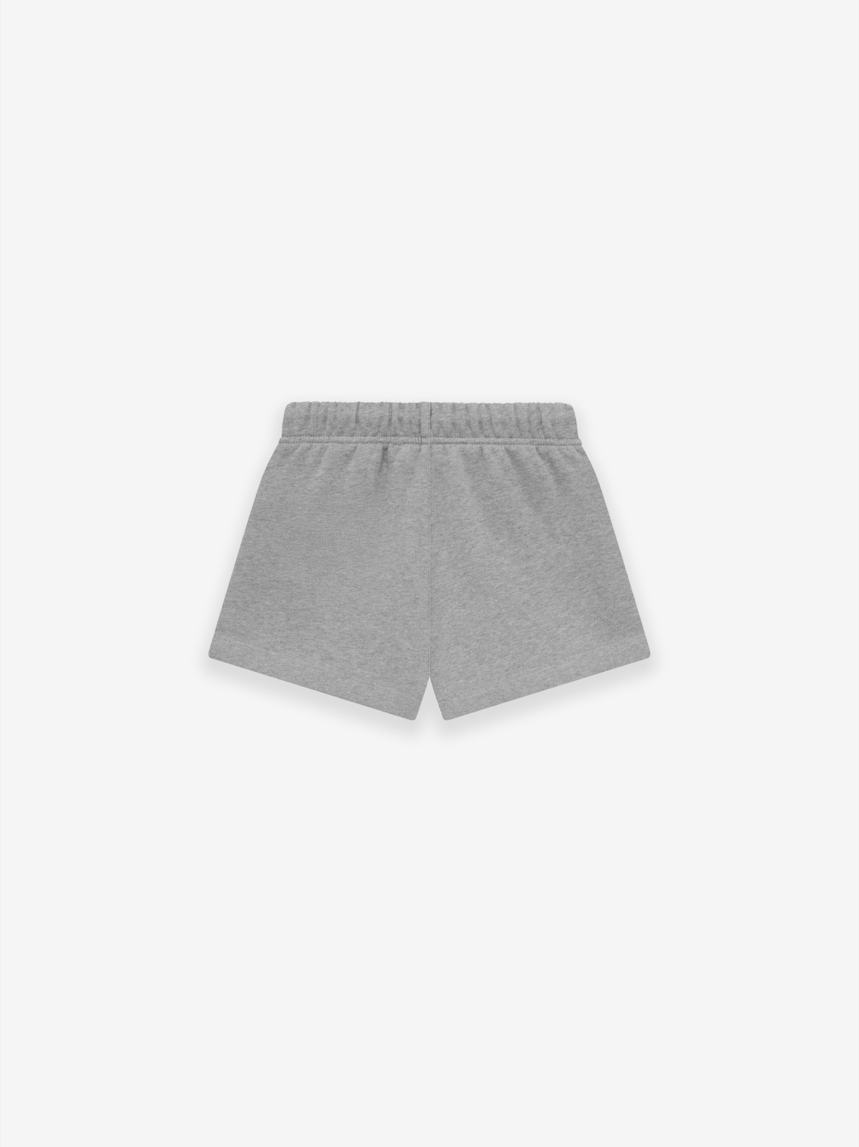 ESSENTIALS Kids Running Short – Dark Heather Oatmeal - view 2