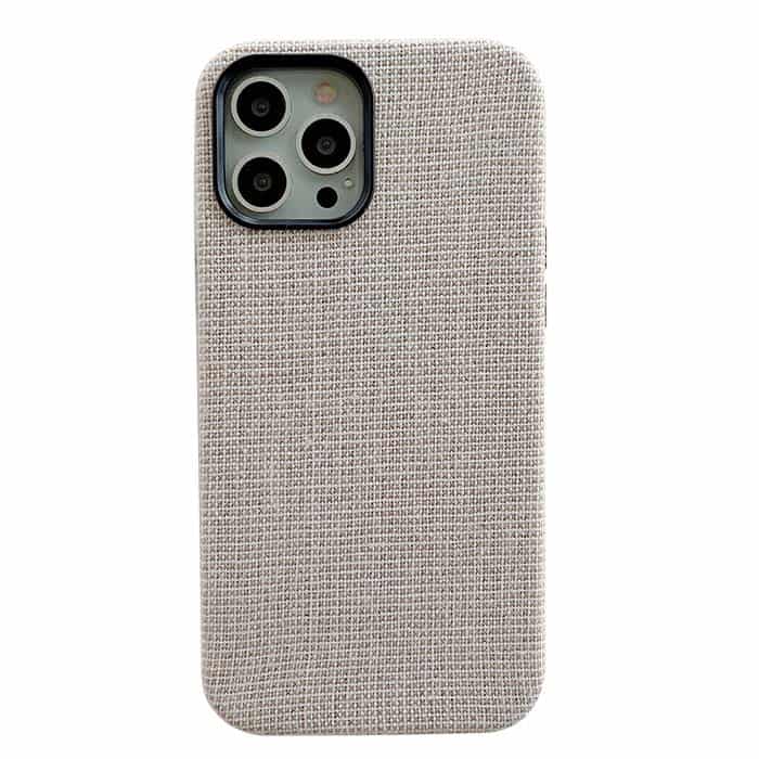 KShop iPhone 13 Fabric Case - Light Grey