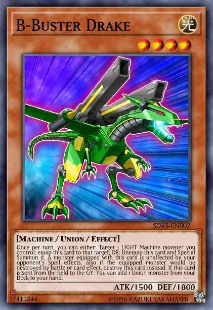 Yu-Gi-Oh! B-Buster Drake - SDKS-EN002 - Super Rare - Unlimited