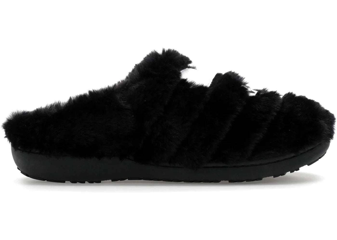 BAPE A Bathing Ape Ape Head Puffer Sandals Subu Black