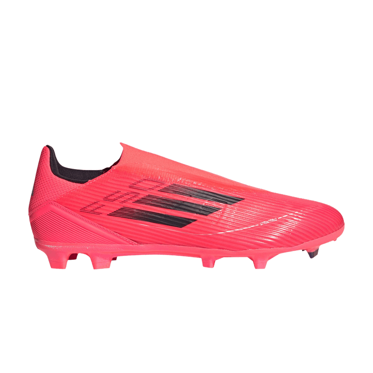 adidas F50 League Laceless Firm/Multi-Ground Turbo Aurora Black Platinum Metallic