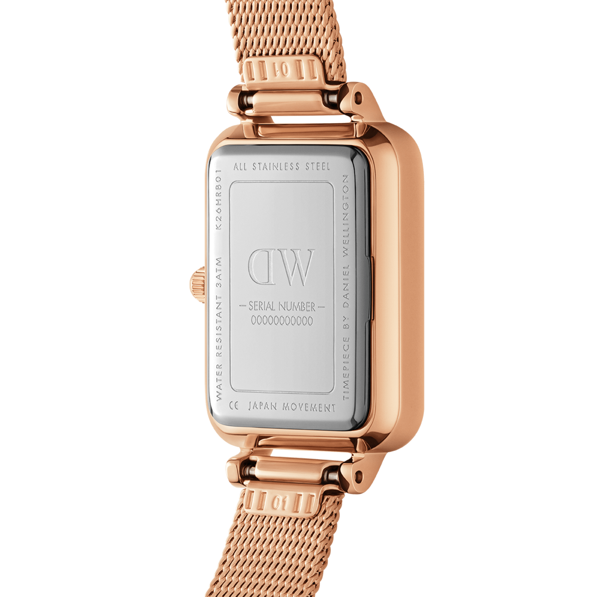 Daniel Wellington Quadro Pressed Unitone Rose Gold - view 2