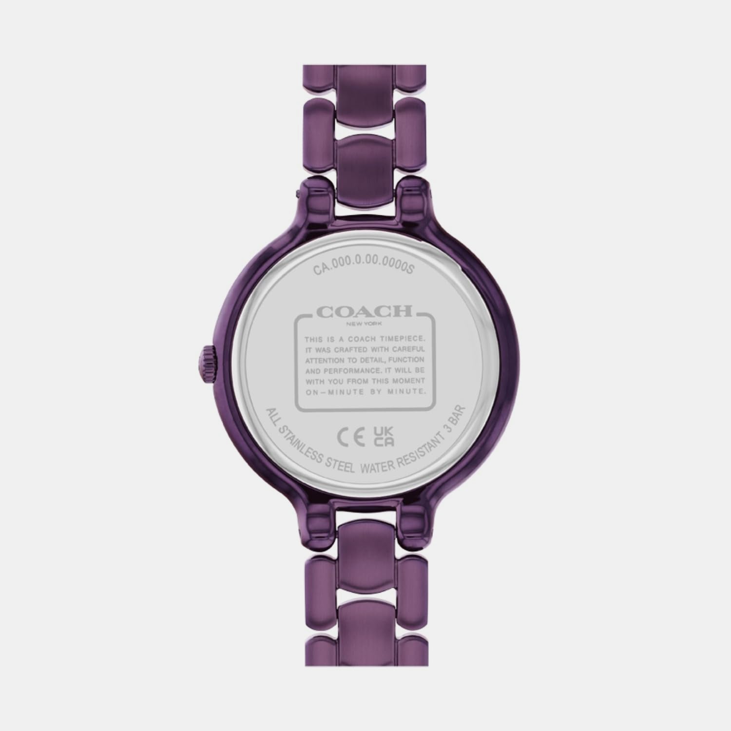 Coach Chelsea Women Quartz Purple Dial Analog Stainless Steel Watch 14504353 - view 3