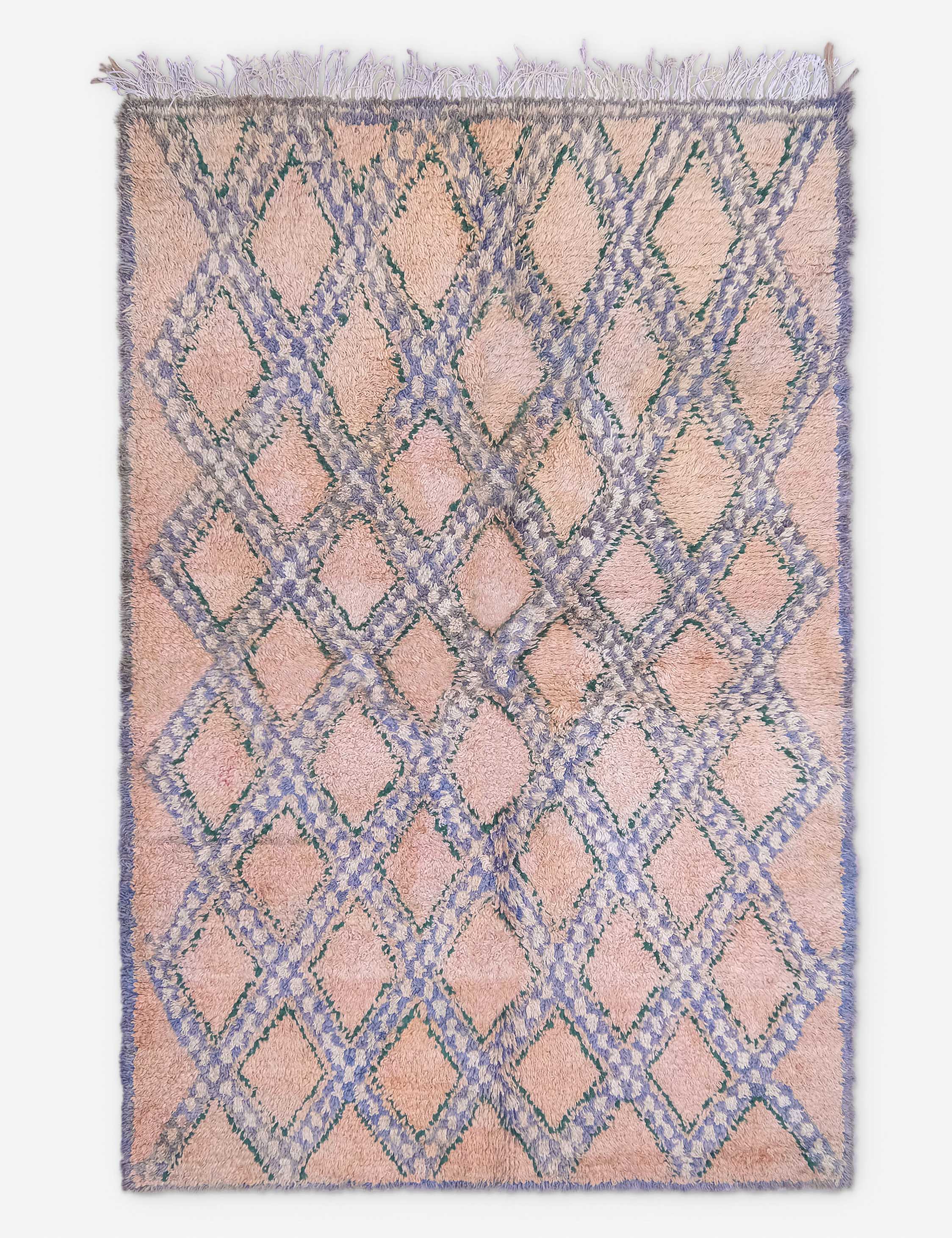 Lulu and Georgia Vintage Moroccan Rug no. 107, 4'4" x 6'7"