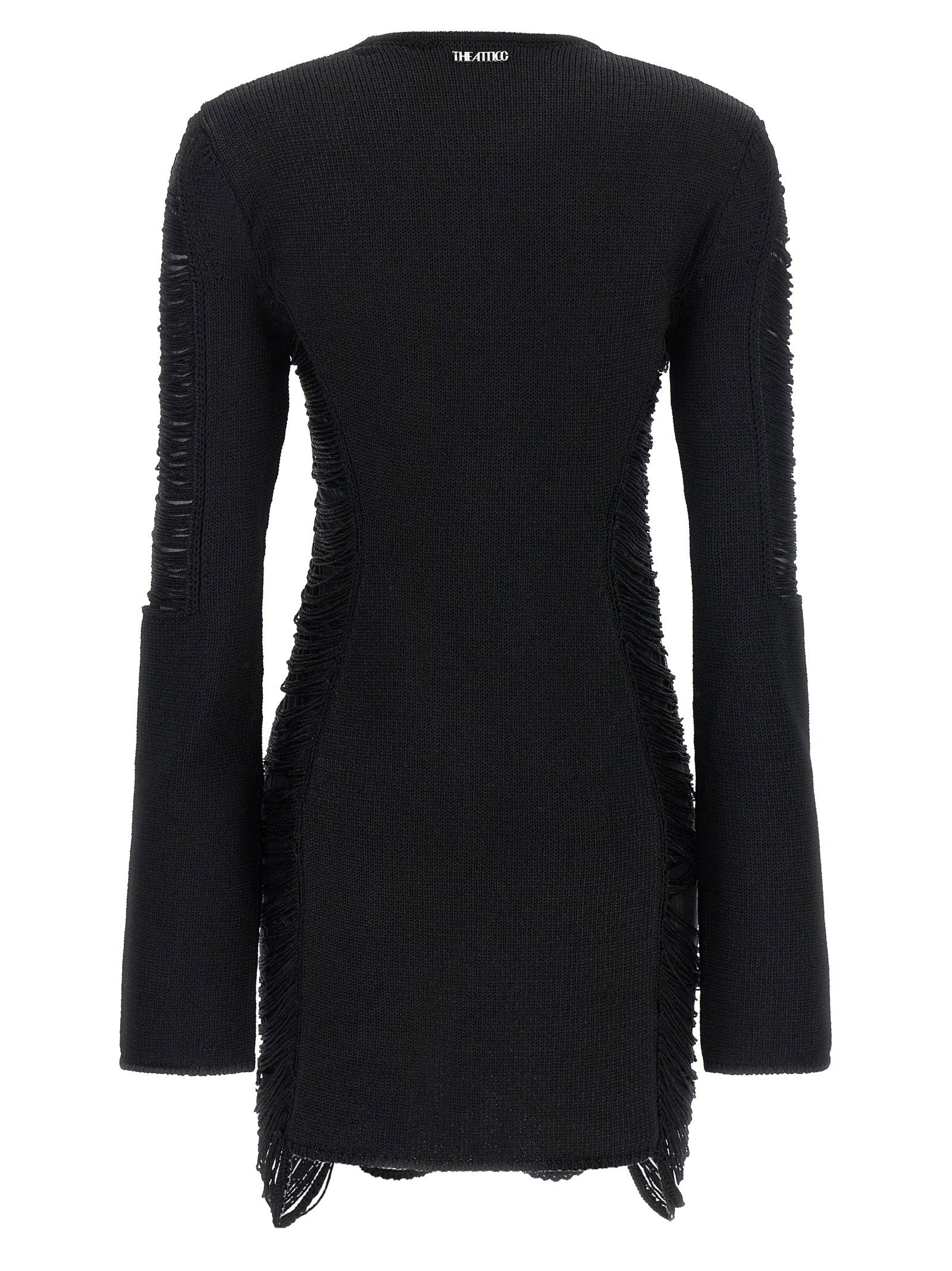 The Attico Fringed Dress – 94% viscose 6% polyester - view 2