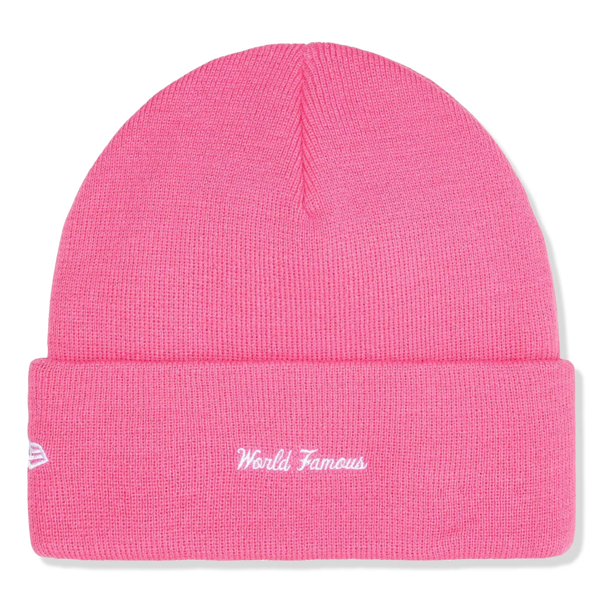 Supreme New Era Box Logo Magenta Beanie (FW25) - view 2