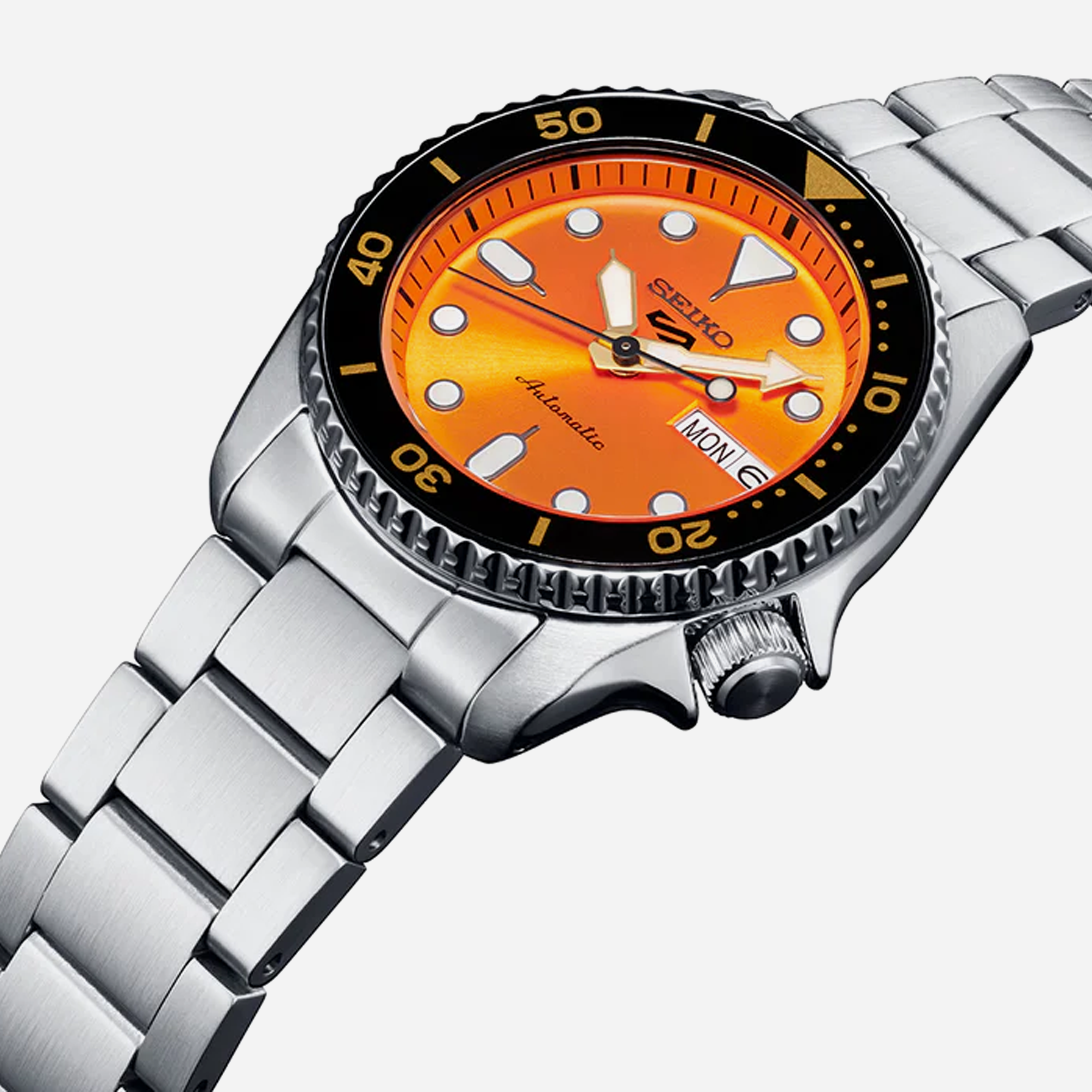 Seiko 5 Sports SKX Midi Orange - SRPK35K1 Men's - view 2