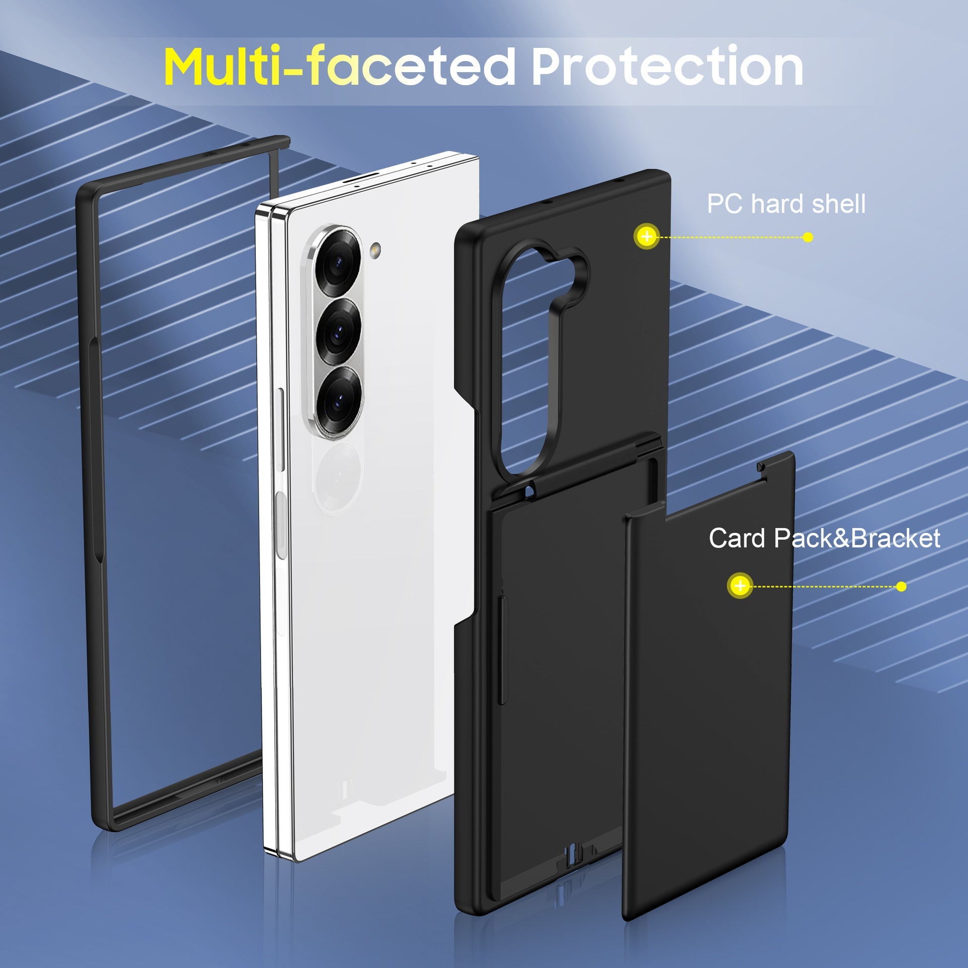 Million Cases Galaxy Z Fold6 Flex Wallet Folding Bracket Case - view 6