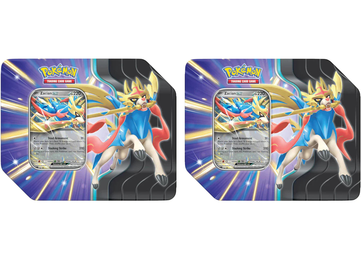 Scarlet violet journey – 2025 Pokémon Scarlet & Violet Journey Together Zacian EX Slashing Legends Tin 2x Lot