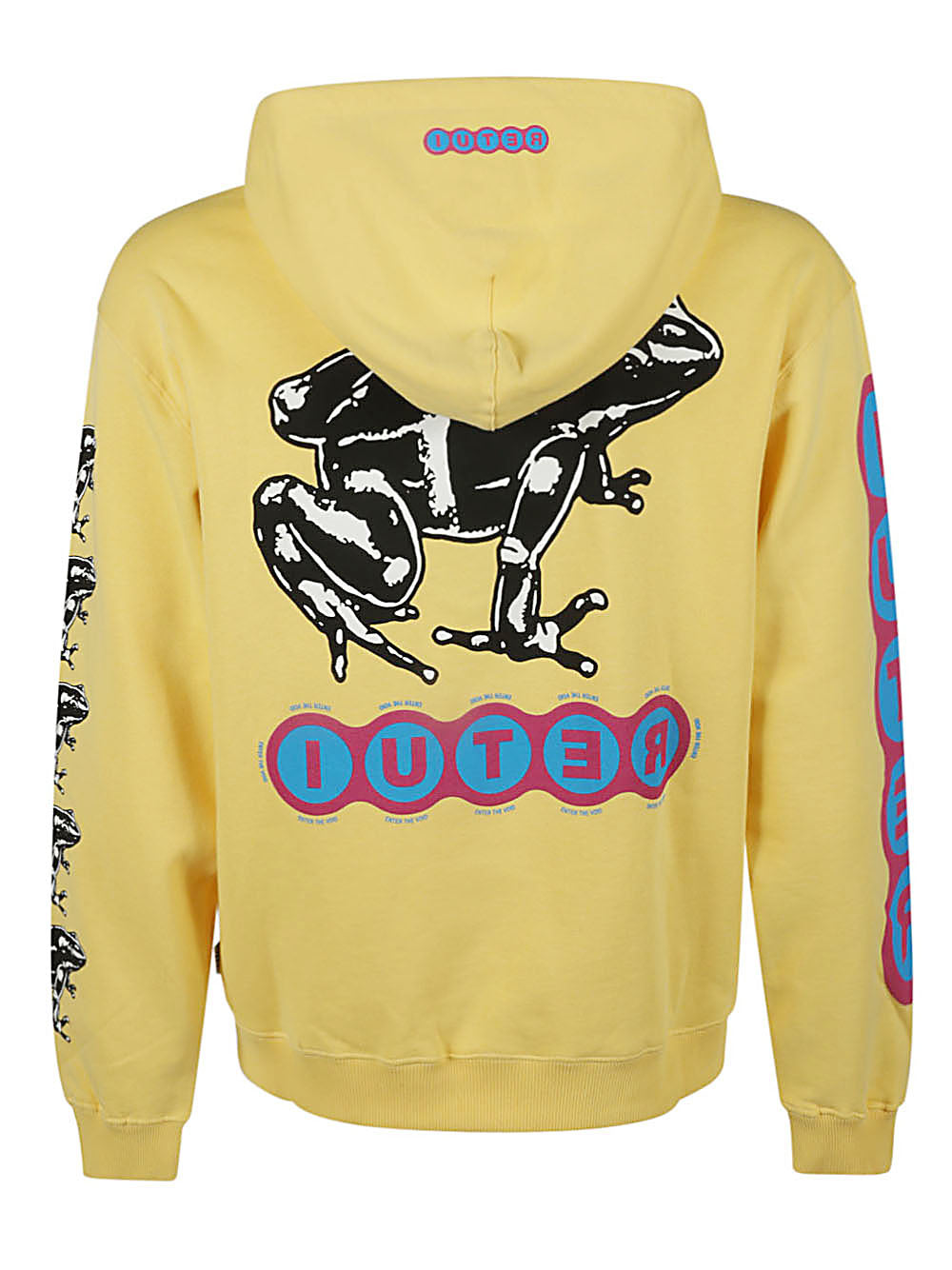 Iuter Printed cotton hoodie - view 2