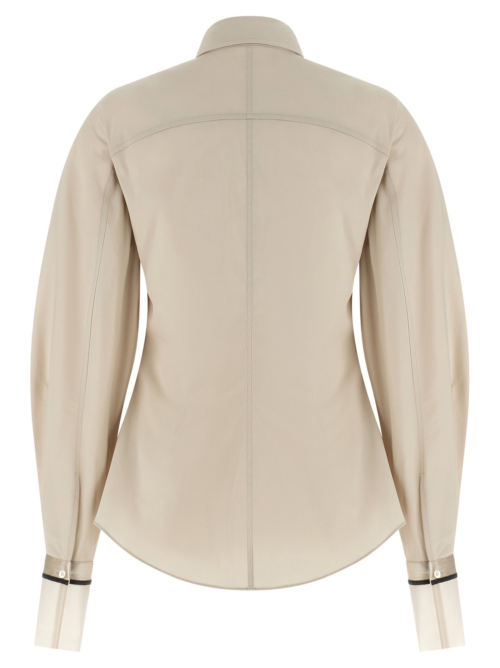 Brunello Cucinelli Shiny Cuffs Shirt - view 2
