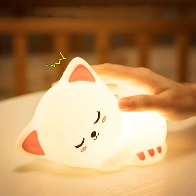 Peeperly Cozy Baby Cat LED Night Lamp – No Color - view 2