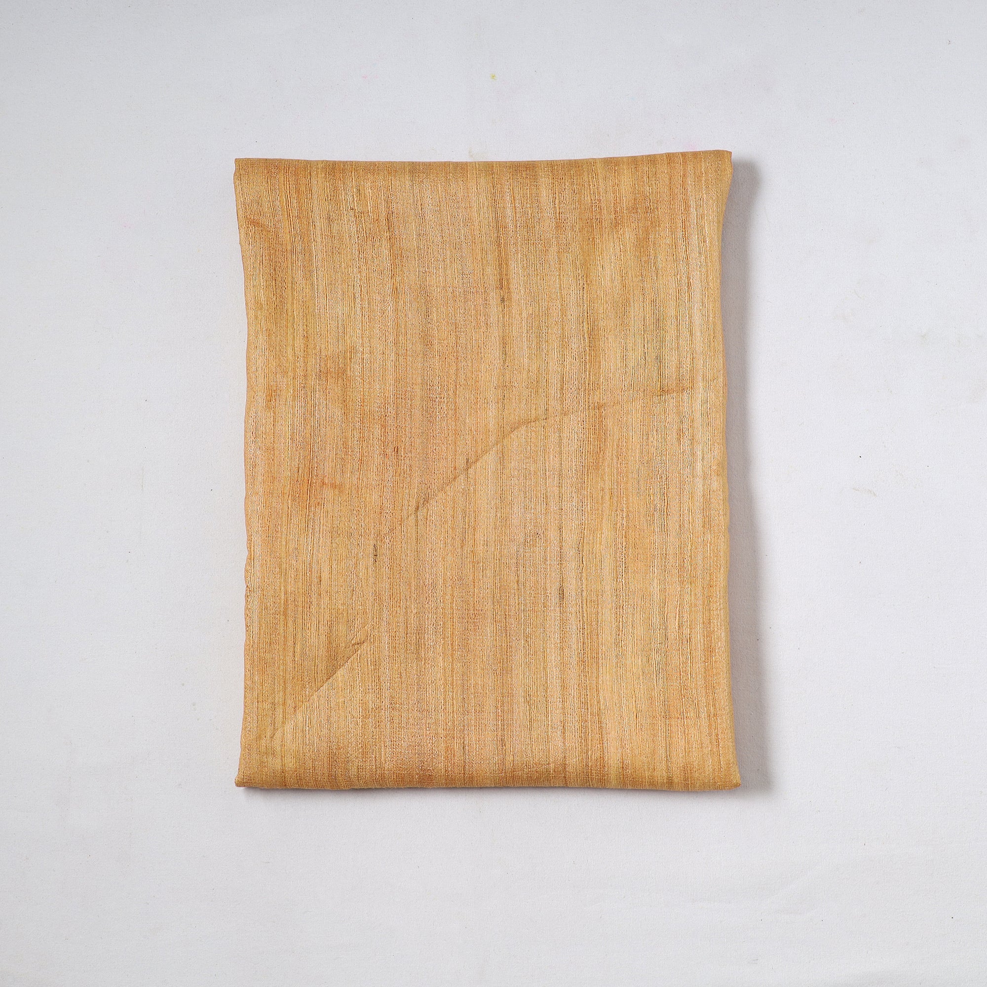 ITOKRI CRAFTS INITIATIVE Beige - Vidarbha Tussar Silk Cotton Handloom Precut Fabric (1.9 meter) 48
