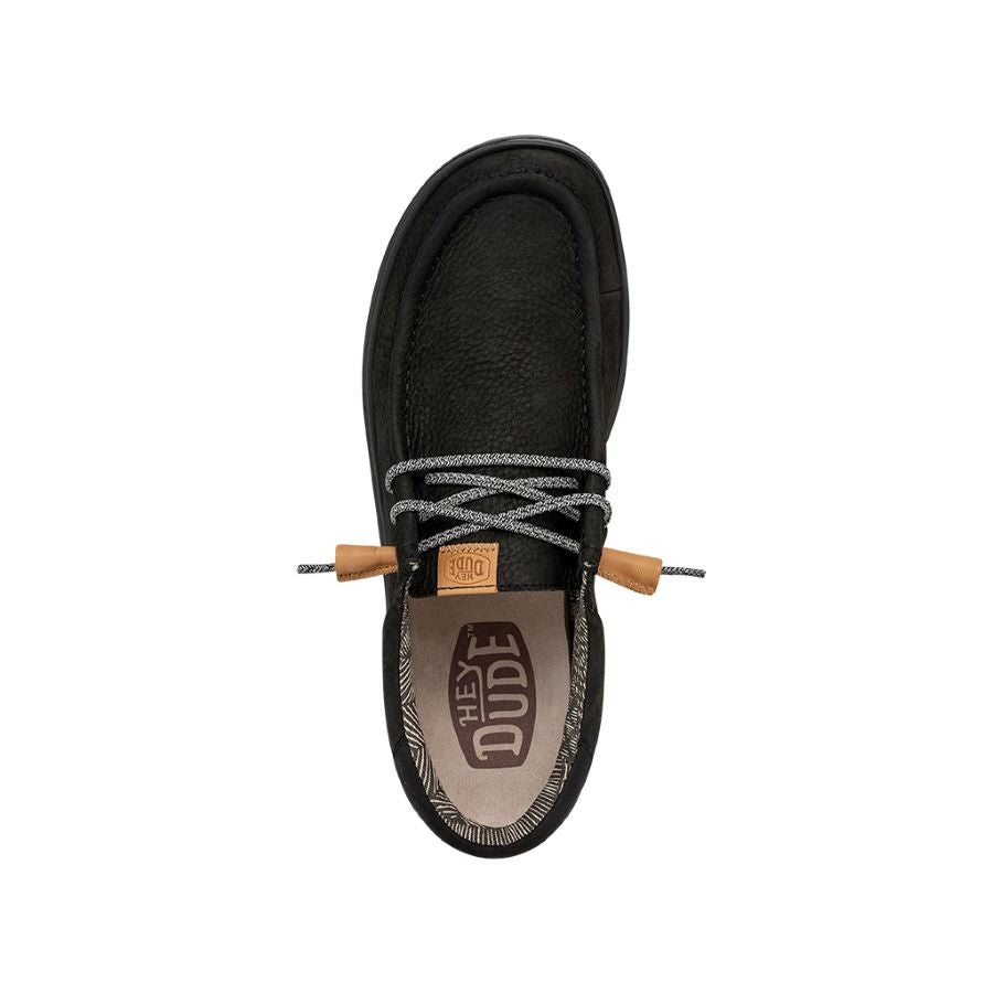 HEYDUDE shoes Paul Craft Leather - Black – Men's - view 6