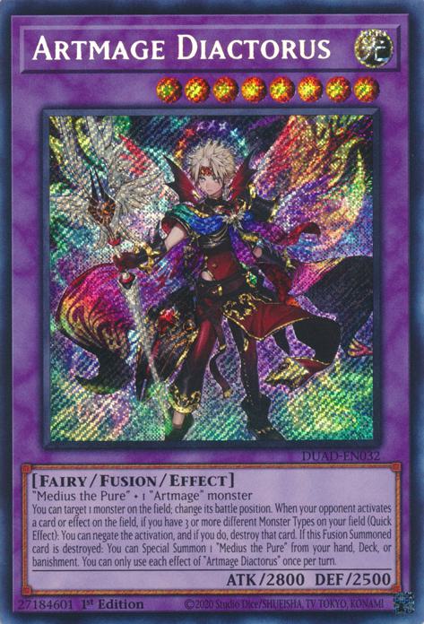 Yu-Gi-Oh! Artmage Diactorus - DUAD-EN032 - Secret Rare - 1st Edition