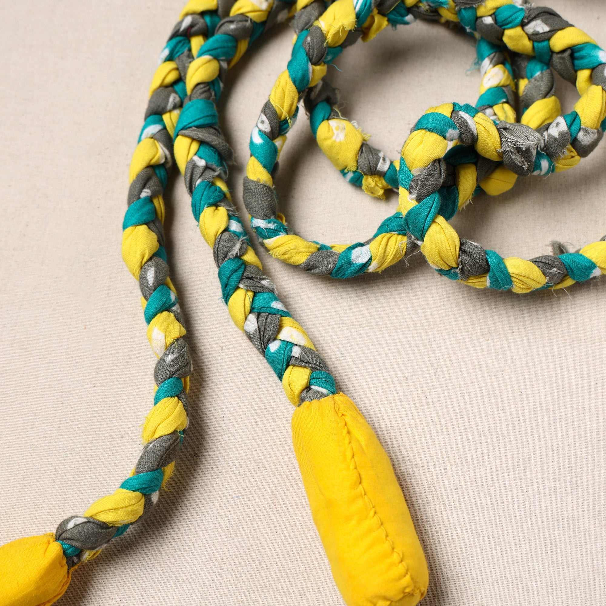 NOORI BAZAR Handmade Upcycled Fabric Skipping Rope 25 - view 4
