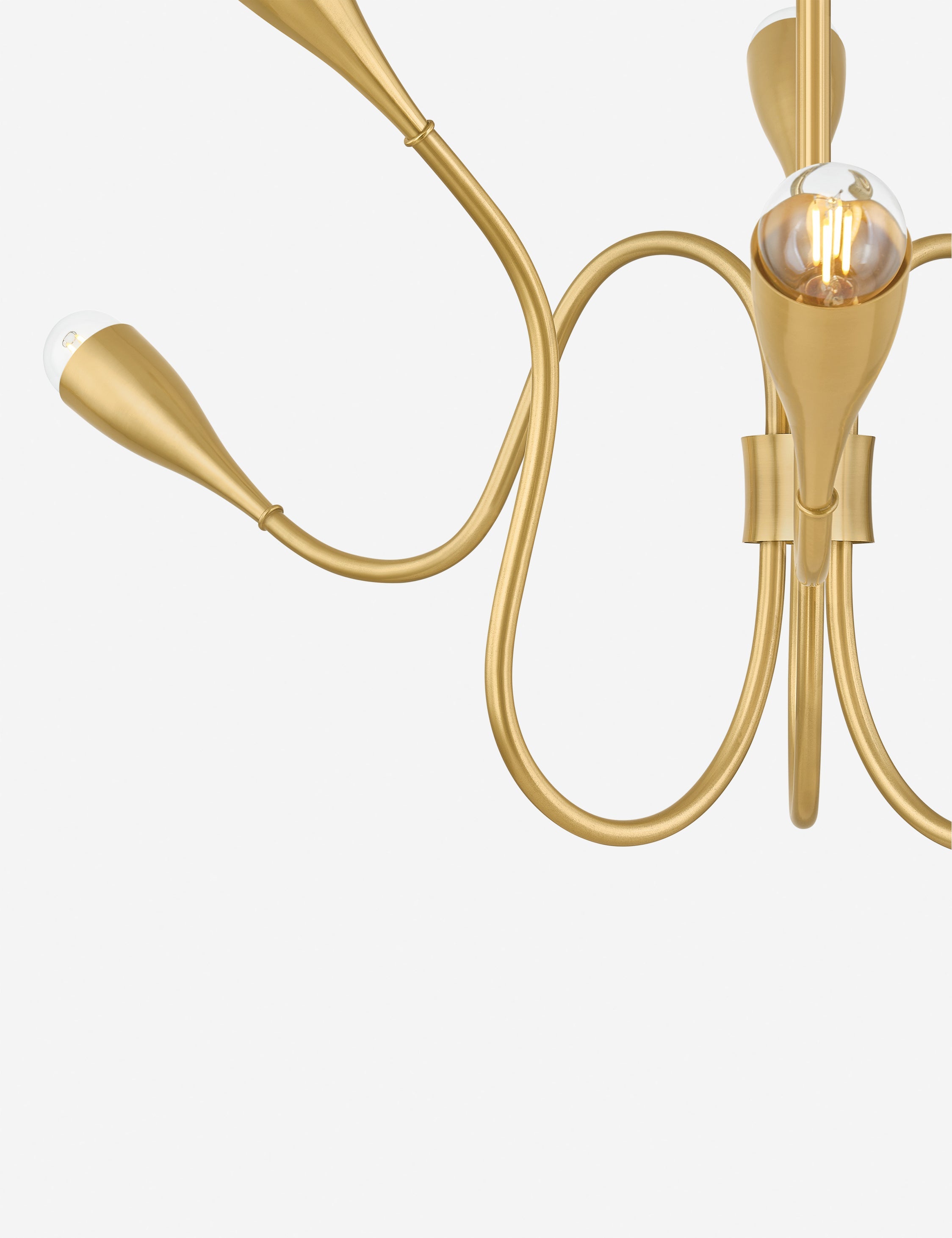 Lulu and Georgia Mabon Chandelier – Aged Brass - view 3