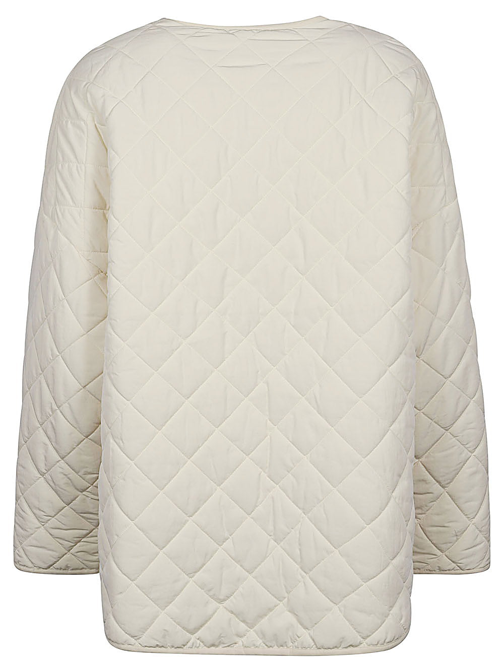 Sandbeige Quilted nylon jacket - view 2