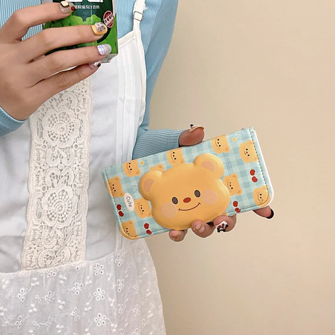 Peeperly Adorable Butter Bear Folding Case – No Color - view 3