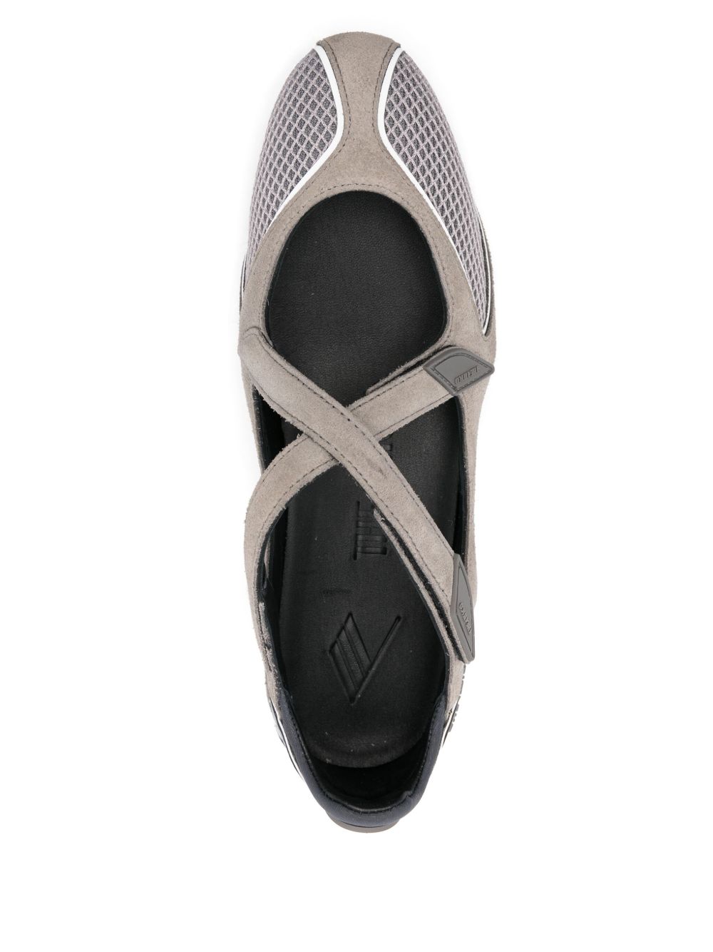 The Attico Touch-Strap Flats - view 4