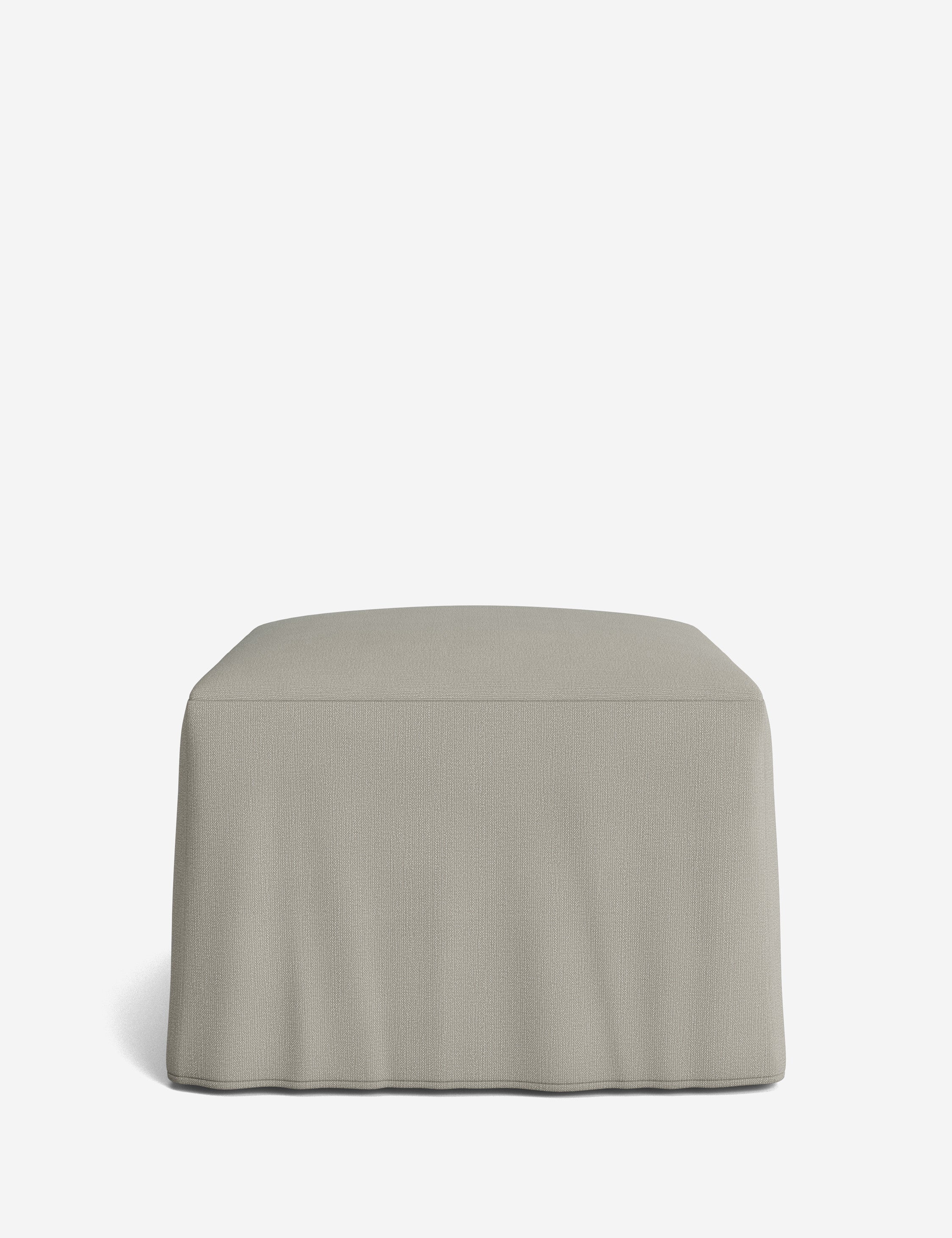 Lulu and Georgia Portola Slipcover Ottoman - view 187