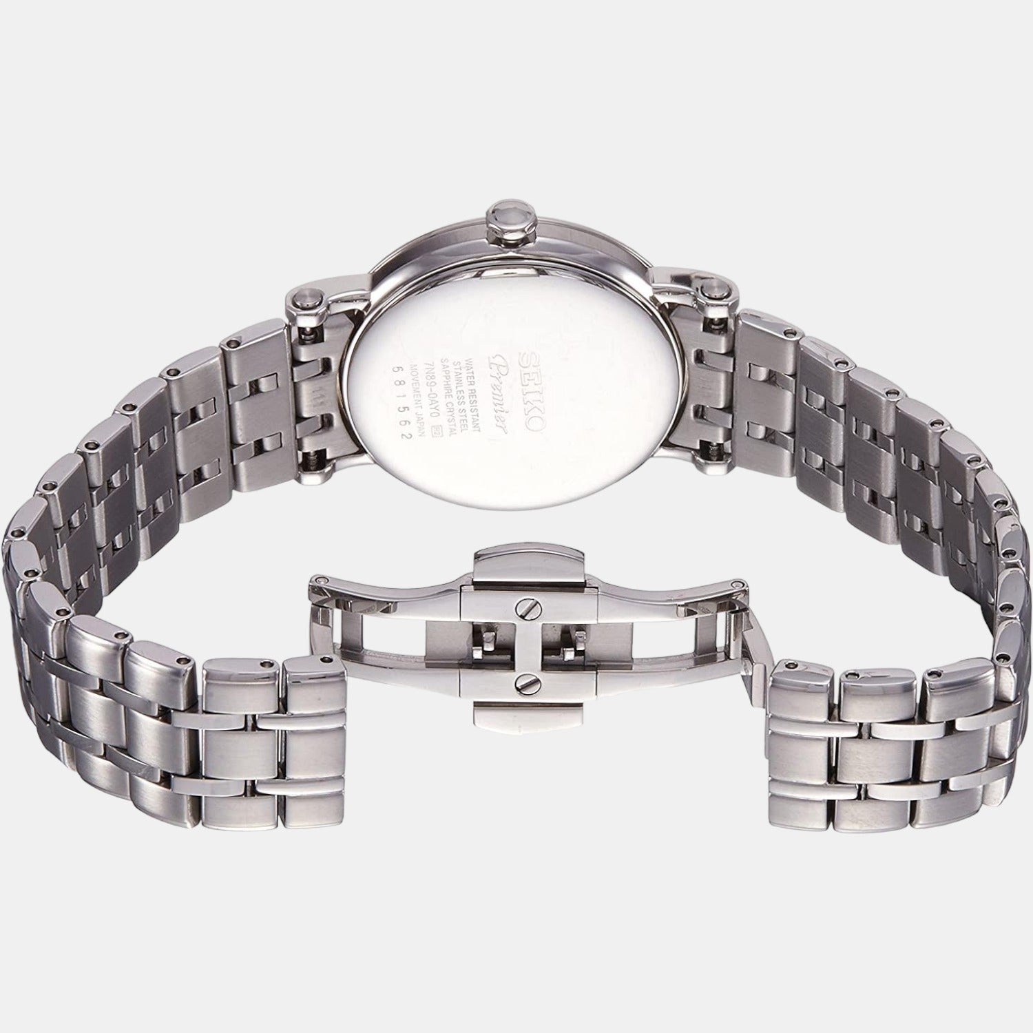 Seiko Dress Women Quartz White Dial Analog Stainless Steel Watch SXB429P1 - view 2