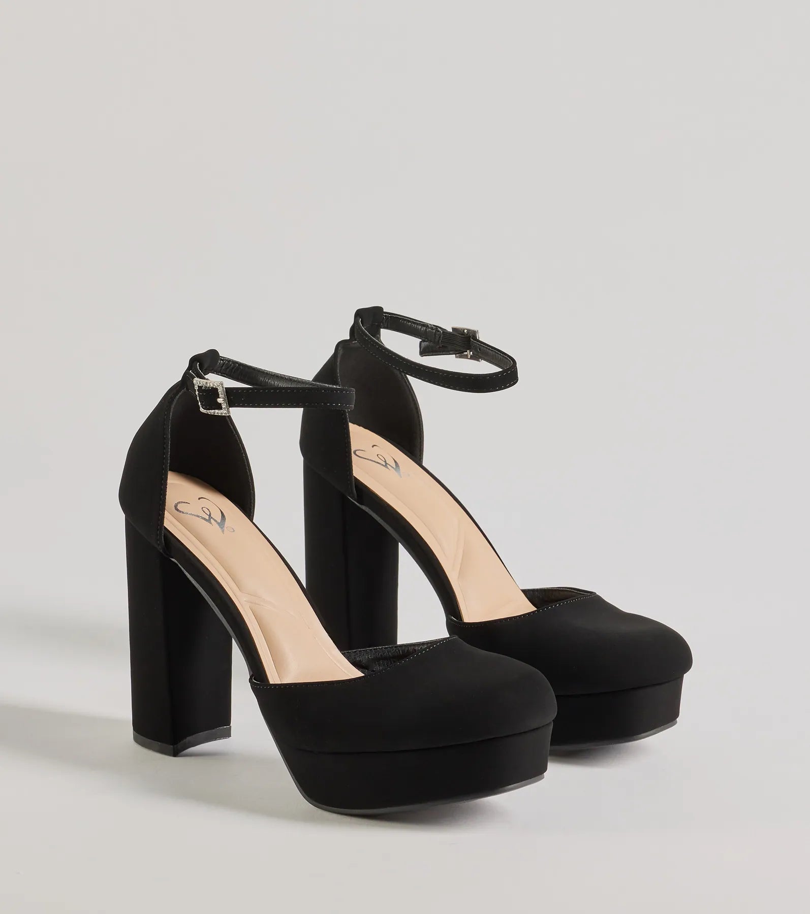 Windsor Vintage Glam Platform Mary Jane Heels