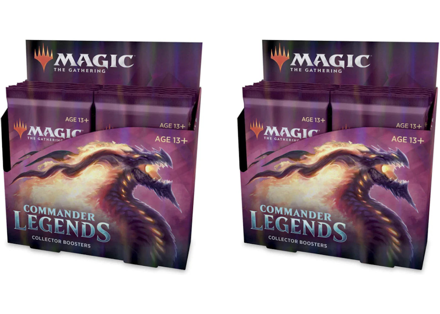 2020 Magic: The Gathering TCG Commander Legends Collector Booster Box 2x Lot
