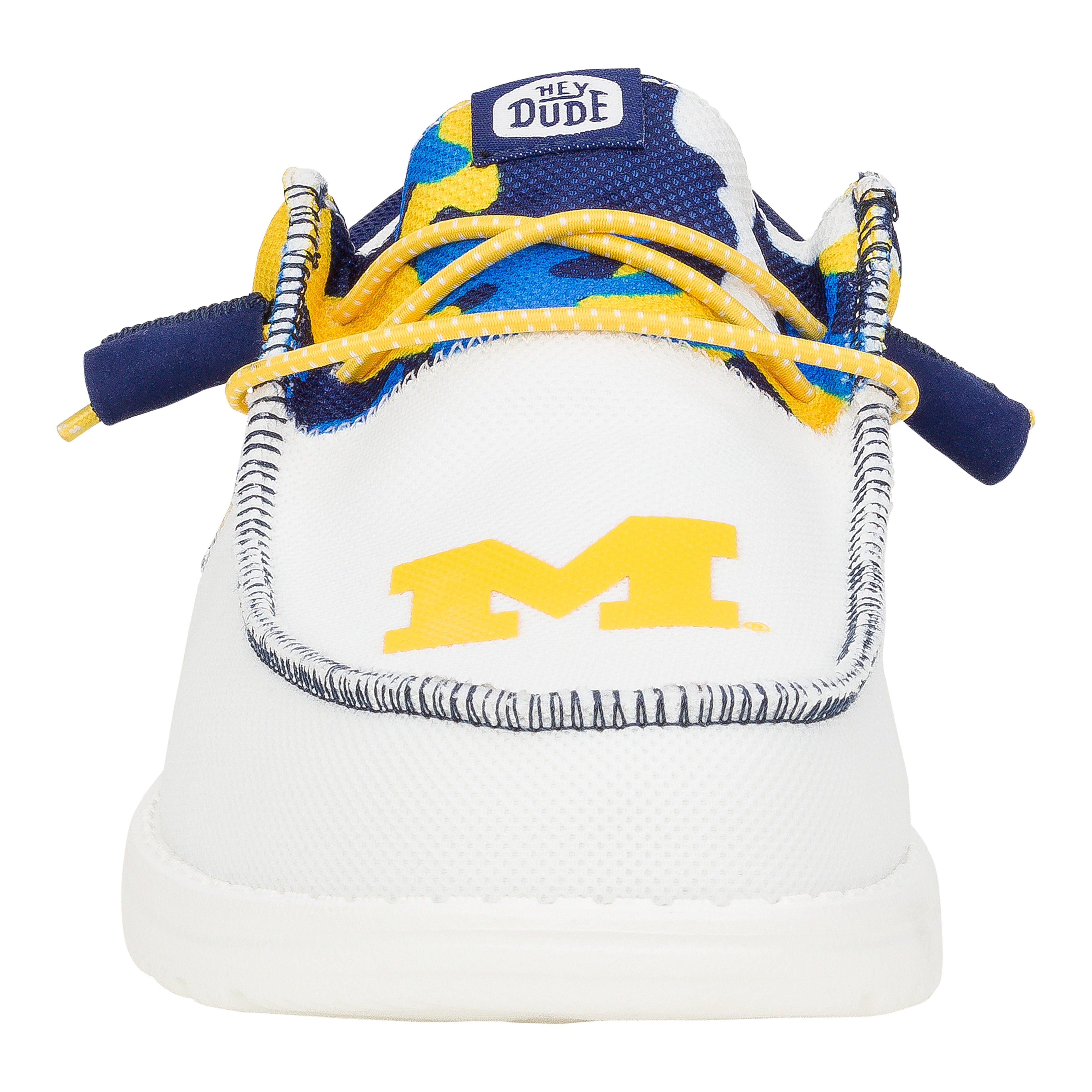 HEYDUDE shoes Men's Wally Tri Michigan - Michigan Navy/Yellow - view 4